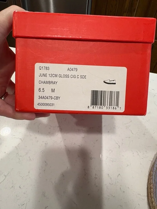 Coach Light Blue Canvas Espadrille Slip-Ons - Picture 9 of 9